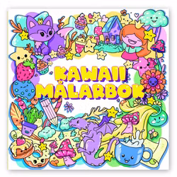Målarbok - Kawaii