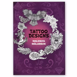 Målarbok - Tattoo designs