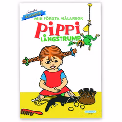 Min första målarbok - Pippi Långstrump