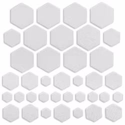 Tygstickers - Hexagoner