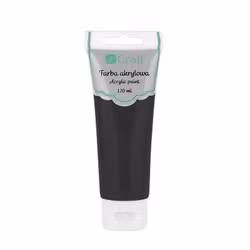 Akrylfärg - Lamp black (120 ml)