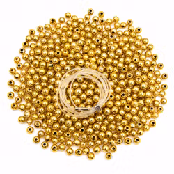 Runda pärlor - Guld (350 st)
