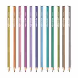 Staedtler Noris® färgpennor - Metallic (12 st)