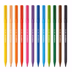 Staedtler Noris® fiberpennor (12 st)