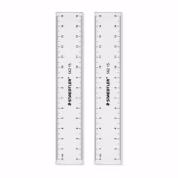 Staedtler linjal 15 cm (2 st)