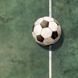 Joggingtyg - Fotbollsplan (40 x 50 cm)