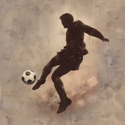 Joggingtyg - Fotbollsstjärna (40 x 50 cm)