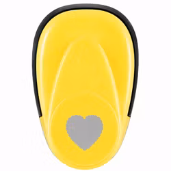 Motivstans 3,7 cm - Hjärta med uddkant