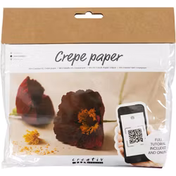 DIY kit kräppapper - Vallmo