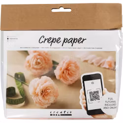 DIY kit kräppapper - Nejlikor