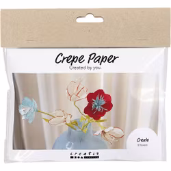 DIY kit kräppapper - Blommor