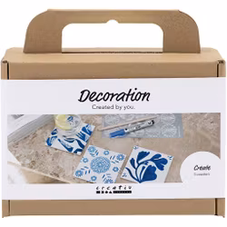 DIY kit dekoration - Porslinsunderlägg