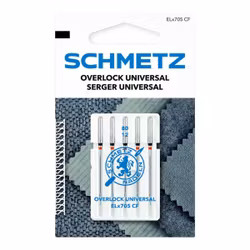 Overlocknålar universal - stl 80 (5 st)