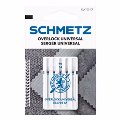 Overlocknålar universal - stl 90 (5 st)