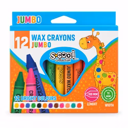 Vaxkritor jumbo (12 st)