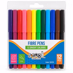 Fiberpennor (12 st)