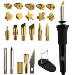 Brännpenna med 23 spetsar