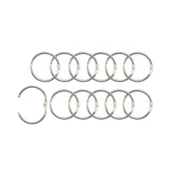 Bokbindningsringar 32 mm - Silver (12 st)
