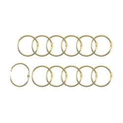 Bokbindningsringar 32 mm - Guld (12 st)