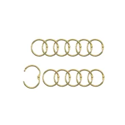 Bokbindningsringar 20 mm - Guld (12 st)