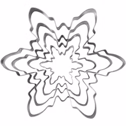 Utsticksformar - Snöflingor (4 st)