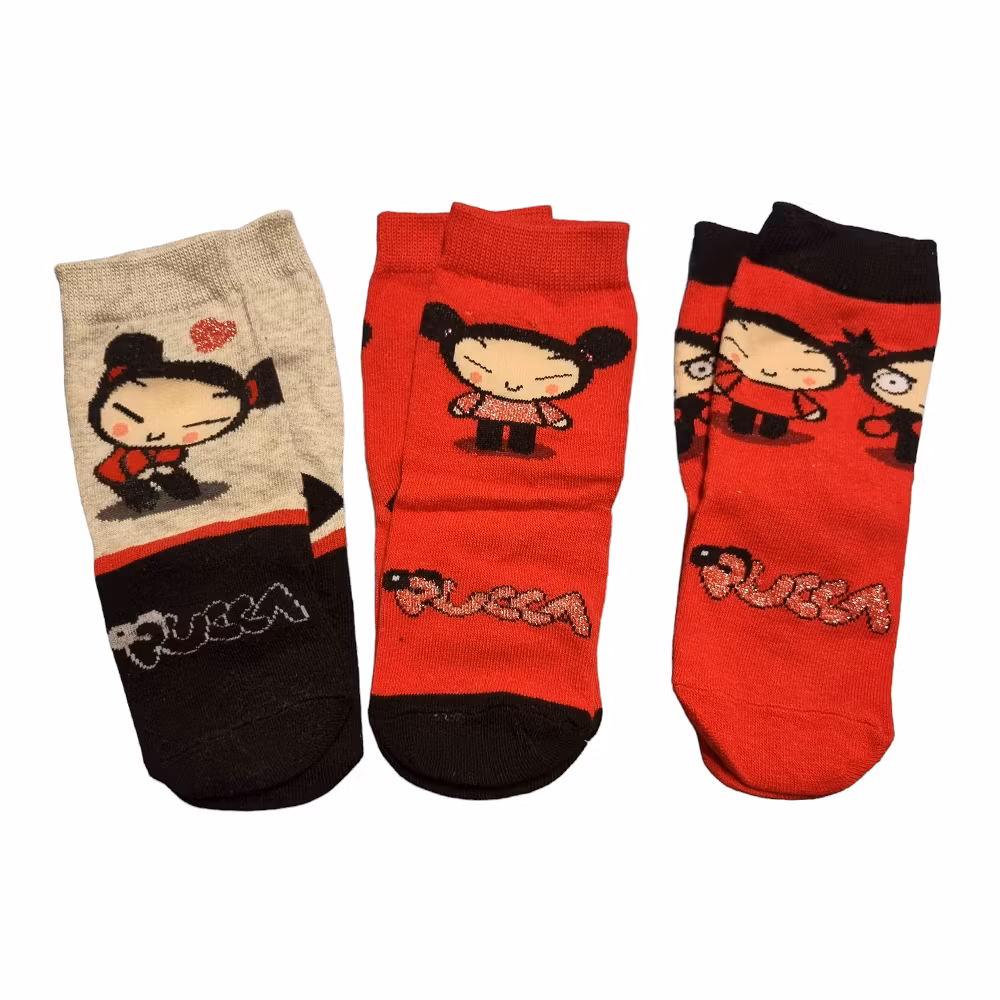 PUCCA strumpor för barn i 3-pack