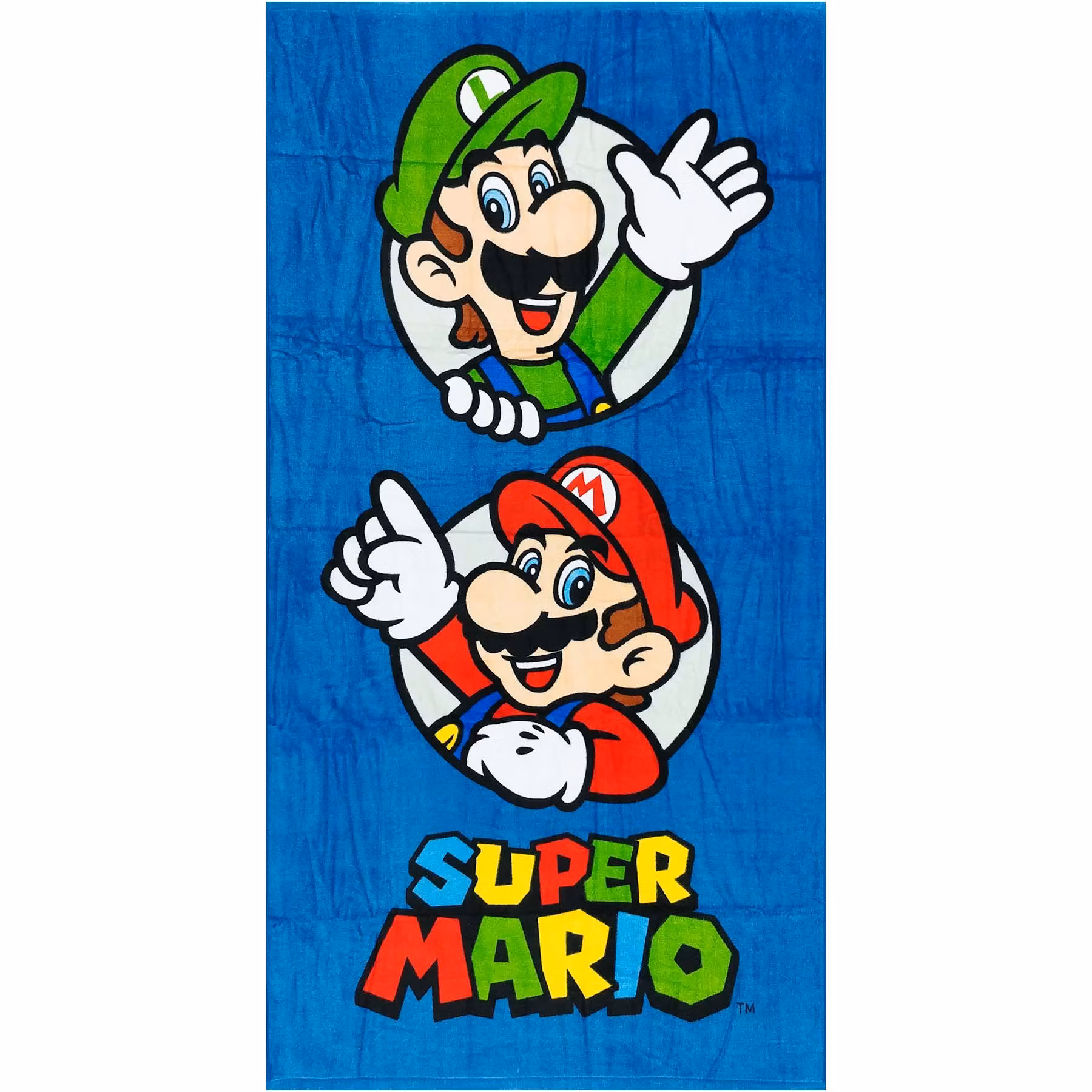 Super Mario Badhandduk Handduk - 100% Bomull