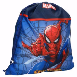 Gymnastikpåse - 44x37cm Gympapåse - Spiderman Spindelmannen