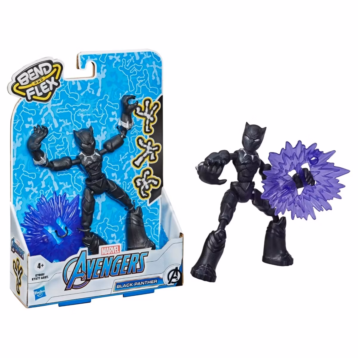 AVENGERS, BEND AND FLEX BLACK PANTHER
