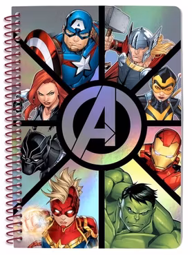 Anteckningsbok 140-sidor A5 - Avengers