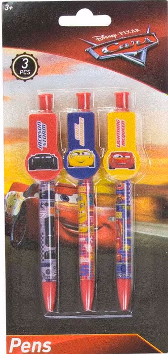 Disney kulspetspenna 3-pack - Cars