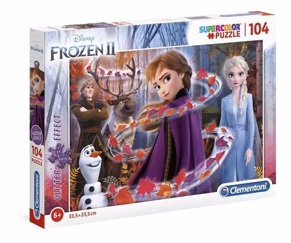 Frost Frozen II Glitter pussel 104 Bitar