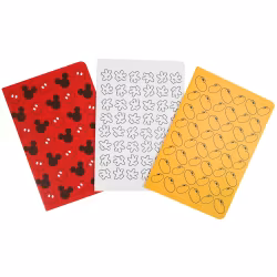 Anteckningsbok 3-pack - Musse Pigg