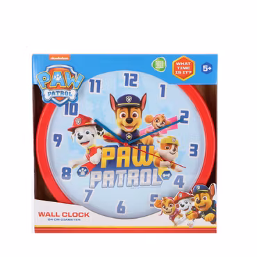 Väggklocka 25cm - Paw Patrol
