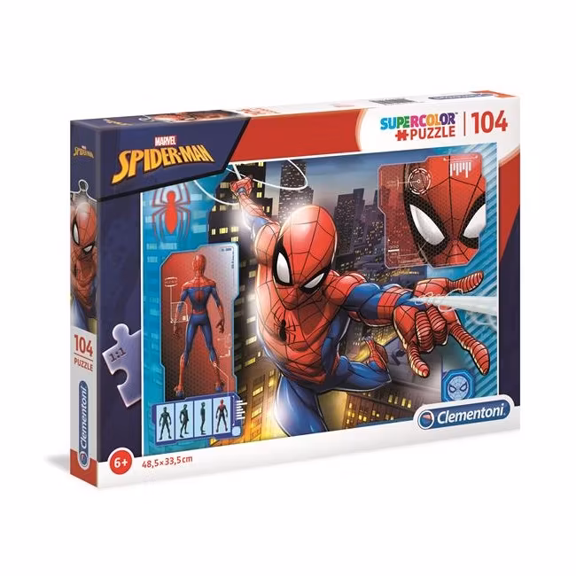 Spiderman Pussel 104 bitar Spindelmannen