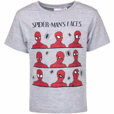 T-shirt kort ärm - Grå - Spindelmannen