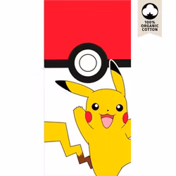 Badhandduk Handduk 100% Bomull - Pokemon