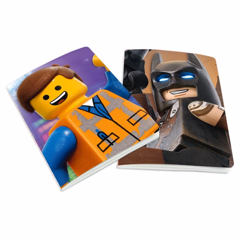 Anteckningsbok skrivhäfte 2 pack - LEGO