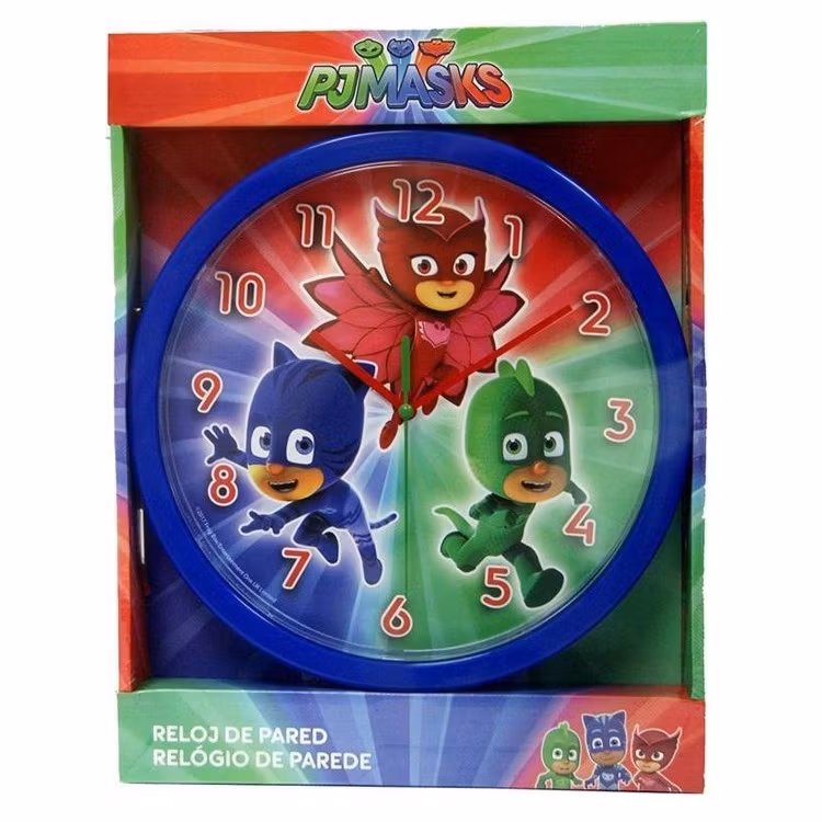 Väggklocka 25cm - PJ Masks