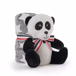 Plysch Panda och Mjuk filt