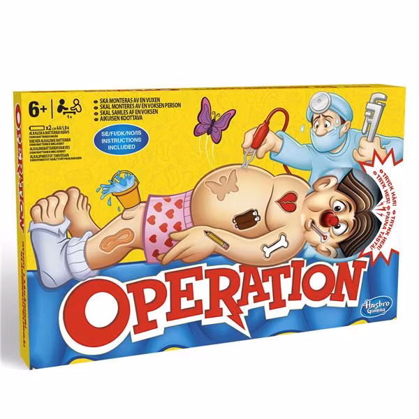 Hasbro Operation - Svensk version