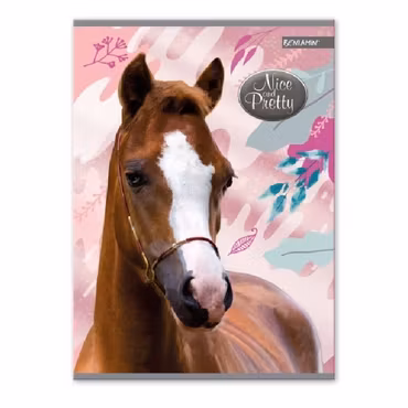 Anteckningsbok Häst -  A5 Mjukt omslag