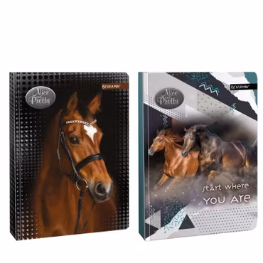 Anteckningsbok A5 2-pack - Hästar