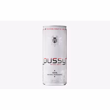 PUSSY NATURLIG ENERGIDRIKK 6x