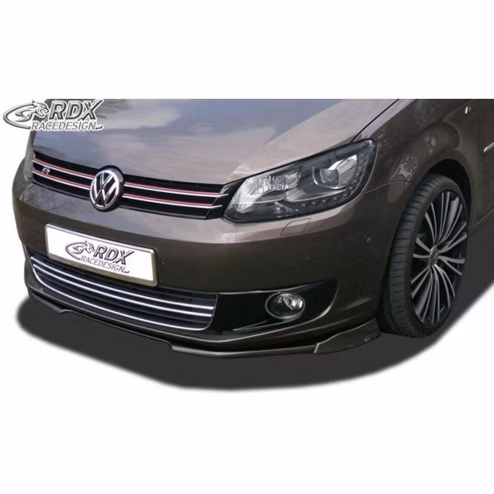 RDX Frontspoiler VARIO-X für VW Touran 1T Facelift (2010-2015) / Caddy 2K (2010-2015) Frontlippe Front Ansatz Vorne Spoilerlippe