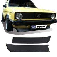 Front spoiler lip suitable for VW Golf 1 type: 17 Bj. 1974-1983VW Golf 1 Cabrio type: 155 Bj. bis -12/1989 (not for Karmann Cabrio!) VW Jetta 1 type: 16 Bj. bis -02/1994VW Caddy 1 type: 14 Bj: bis -07