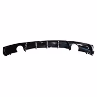 Rear diffuser BMW F30 F31 2011-2019, black gloss, single pipe, twin outlet suitable for BMW 3 Series, F30/F31 year 2011-2019