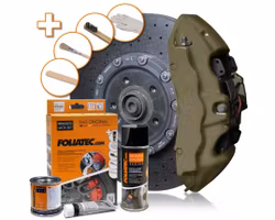 FOLIATEC Brake Caliper Paint Set COMBAT GREEN MATt