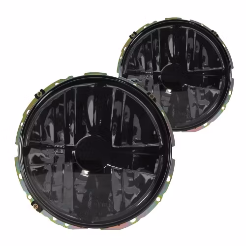 Headlight with cross black suitable for VW Golf 1 and VW beetle year 1970-