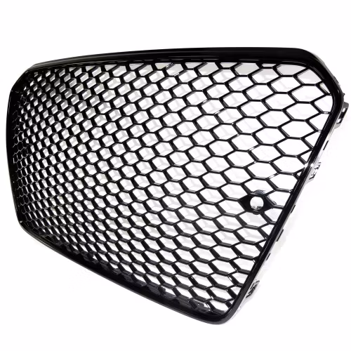 Single frame Front Grill badgeless, black glossy suitable for A5 8F, 13-16